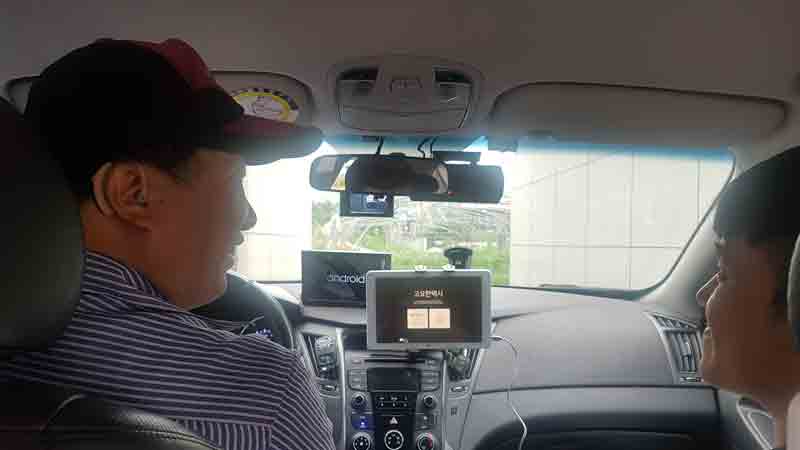 Korean taxi driver